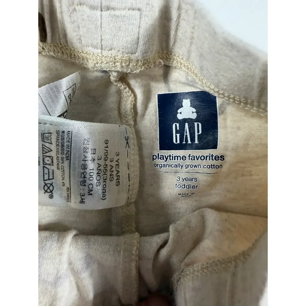 Gap Heart Hoodie Dress & Organic Cotton Heart Leggings Outfit Size 3